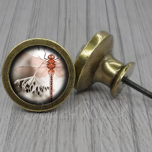 Dragonfly Cabinet Dresser Knob pull / Dresser Pull / Cabinet Knob / Furniture Knob