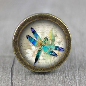 Dragonfly Cabinet Dresser Knob pull / Dresser Pull / Cabinet Knob / Furniture Knob