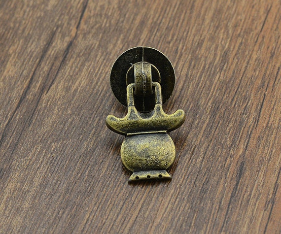 Antique Bronze Vintage Chinese Drop Dresser Pull Handle Knob Antique Bronze Vintage Chinese Drop, Chinese Cabinet Hardware