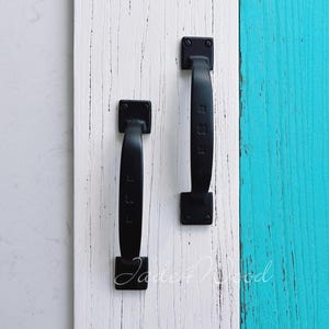 3.75" Black Drawer Pull Handle Knob / Cabinet Door Pull konbs / Furniture Hardware Dresser handle WM895