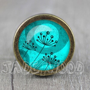 Dandelion Cabinet Dresser Knob pull / Dresser Pull / Cabinet Knob / Furniture Knob