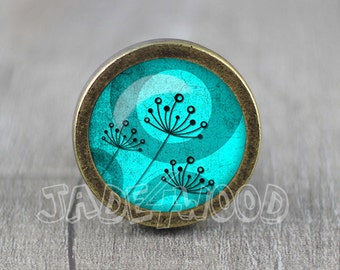 Dandelion Cabinet Dresser Knob pull / Dresser Pull / Cabinet Knob / Furniture Knob