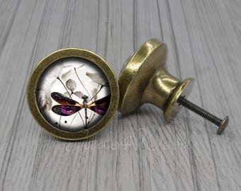 Dragonfly byråknopp / Byråhandtag / Skåpknopp / Möbelknopp