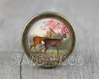 Deer Cabinet Dresser Knob pull / Dresser Pull / Cabinet Knob / Furniture Knob