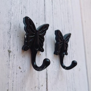 Butterfly Hook Metal Hook Decorative Hooks Home Decor Coat Hanger Curtains Hardware WM1836