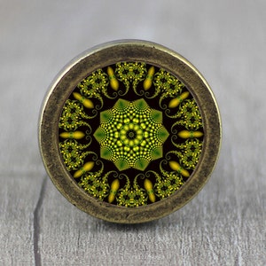 Kaleydoscop - Handmade Vintage Bronze Dresser knobs cabinet  Dresser Knob
