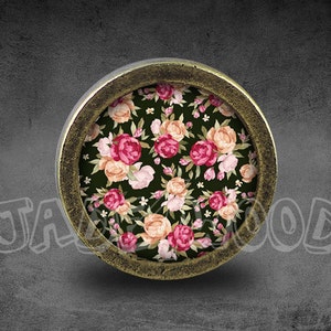 Flower Vintage Bronze Dresser knobs cabinet Dresser Knob pull Knob