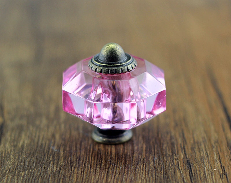 Acrylic Crystal Glass Dresser Knobs / Drawer Knobs Pulls Etsy