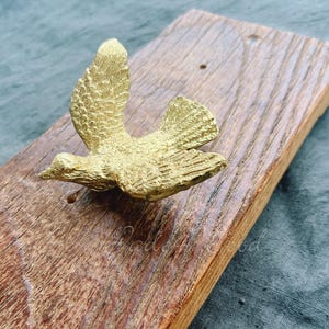 Bird Solid Brass Dresser Handle Pull Knob Pull Handle / Kitchen Cabinet Pull Handle Knob Furniture Hardware WM1735