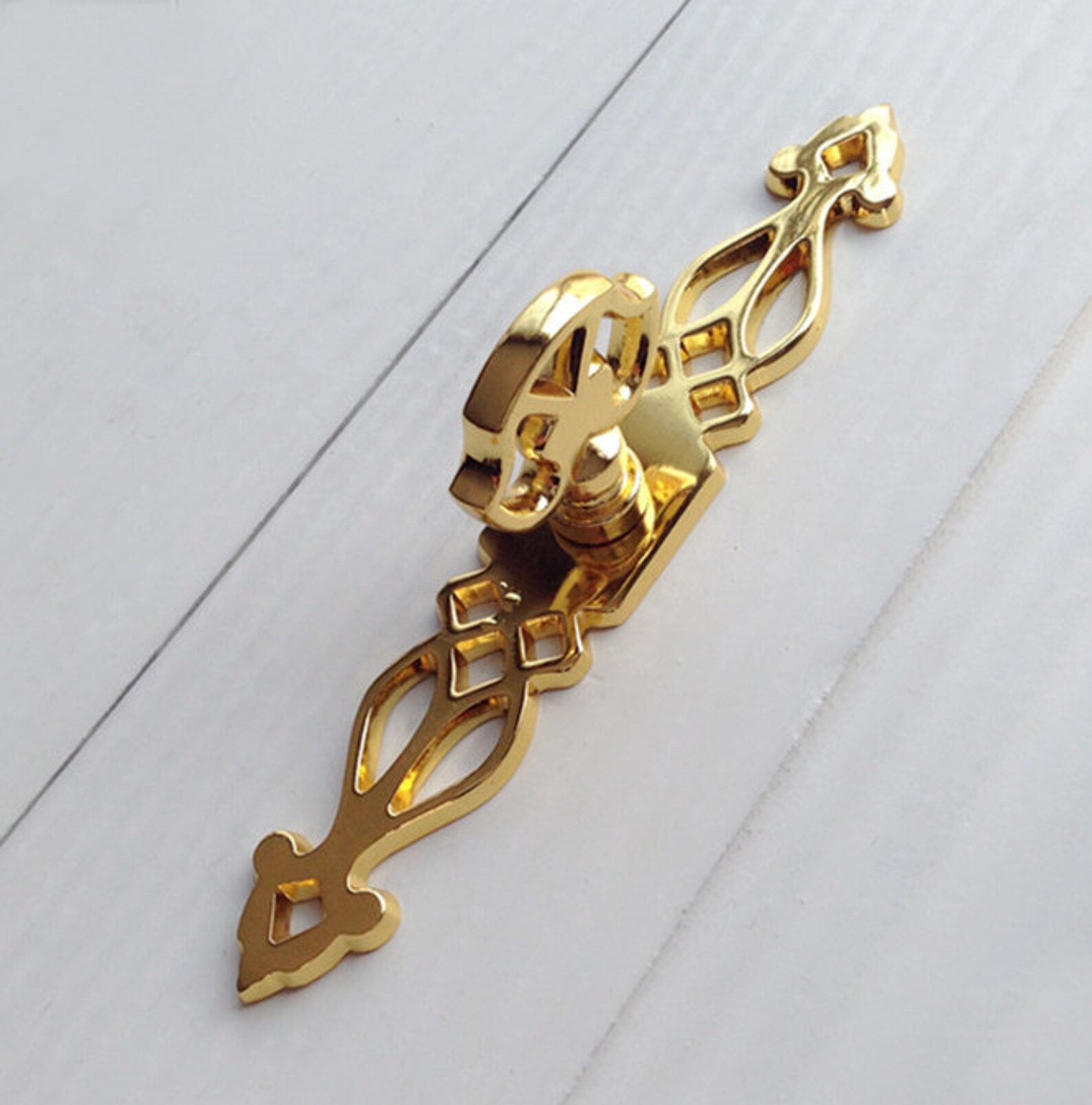 Gold Handles Dresser Pulls Handles / Gold Back Plate Drawer Etsy