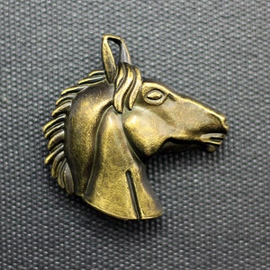 Horse Vintage Bronze/Silver Dresser knobs cabinet Dresser Knob pull
