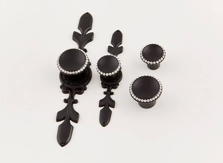 Cristal Perilla Gabinete Maniera Vestidor Tiradores Perilla / | Etsy