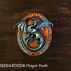 Patina Dragon Dresser knobs cabinet Steampunk Dresser Knob pull Furniture Knob Pull / Dresser Pull / Cabinet Knob / Furniture Knob