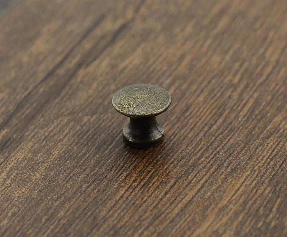 10 pieces Antique Bronze Mini Door Knob Pull Knob Pull Handle /Small Cabinet Pull Handle Knob CZ056
