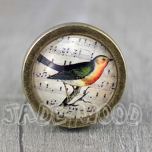 Singing Bird Cabinet Dresser Knob pull / Dresser Pull / Cabinet Knob / Furniture Knob