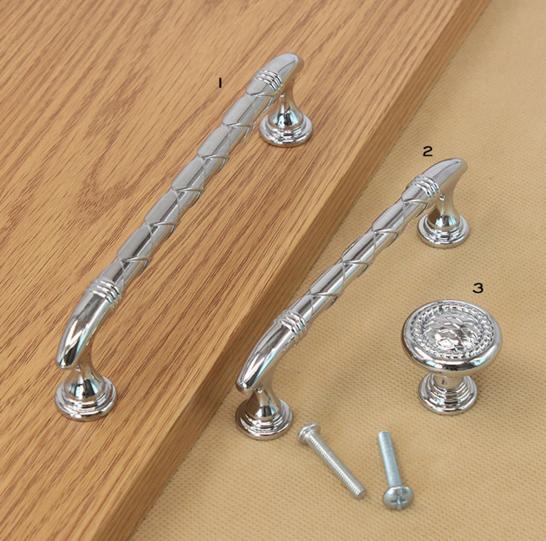 5 3.75 Silver Handle Dresser Pull Knob Pulls Etsy