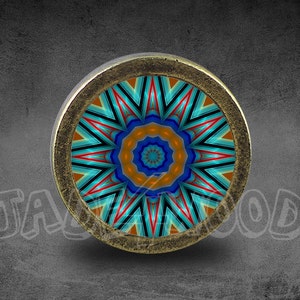 Kaleydoscope - Handmade Vintage Bronze Dresser knobs cabinet  Dresser Knob / Dresser Pull / Cabinet Knob / Furniture Knob