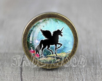 Unicorn Cabinet Dresser Knob pull / Dresser Pull / Cabinet Knob / Furniture Knob