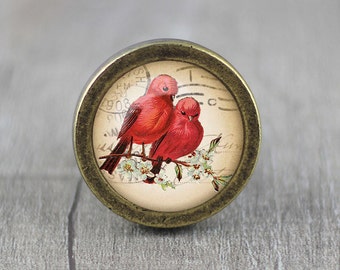 Bird Cabinet Dresser Knob pull / Dresser Pull / Cabinet Knob / Furniture Knob