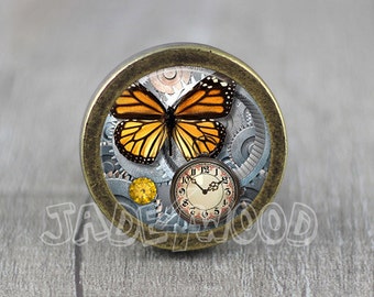 Tirador de pomo para tocador Steampunk / Tirador de tocador / Pomo para gabinete / Pomo para muebles