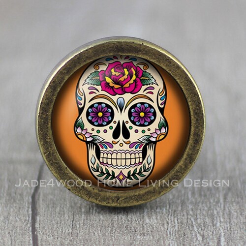 Skull Metal Dresser Knobs Knobs Pull Decorative Etsy