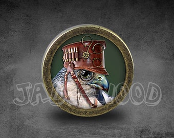 Steampunk Bird Cabinet Knob: Zinc Alloy Dresser Pull