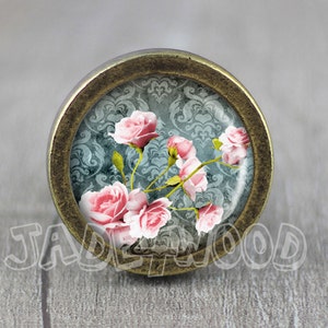 Flower Cabinet Dresser Knob pull / Dresser Pull / Cabinet Knob / Furniture Knob
