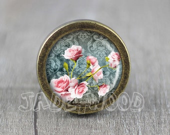 Flower Cabinet Dresser Knobs pull / Dresser Pull / Cabinet Knobs / Furniture Knobs