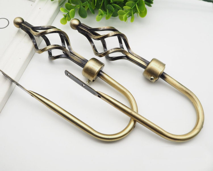 Un par de cortina gancho cortina gancho decorativo ganchos de | Etsy