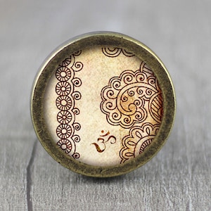 ZEN - Handmade Vintage Bronze Dresser knobs cabinet  Dresser Knob