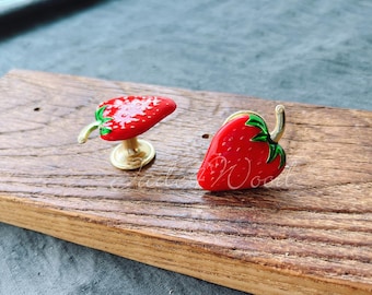 Aardbeienknop Kabinetknop Dressoirknoppen Meubelknop trekken / dressoirknop / kastknop / meubeldecro