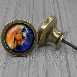 Horse Cabinet Dresser Knob pull / Dresser Pull / Cabinet Knob / Furniture Knob