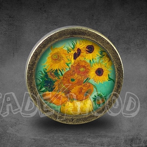 Floral painting - Handmade Vintage Bronze Dresser knobs cabinet Dresser Knob pull / Dresser Pull / Cabinet Knob / Furniture Knob
