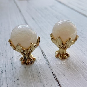 Tirador de cristal para tocador de cocina, tirador de gabinete, herraje decorativo de porcelana con diseño de calabazas WM1919