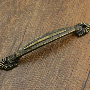 2st Antiek Brons Rustiek Dressoir Pull Handvat Deurknop Trekknop Handvat/Kleine Kast Pull Slinger Meubelbeslag CZ052