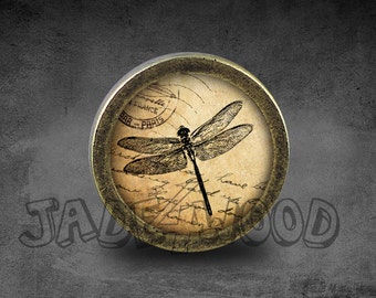 Dragonfly Cabinet Dresser Knob pull / Dresser Pull / Cabinet Knob / Furniture Knob