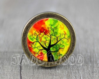 Tree of Life Cabinet Dresser Knob pull / Dresser Pull / Cabinet Knob / Furniture Knob