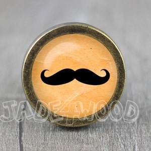 Mustache Cabinet Dresser Knob pull / Dresser Pull / Cabinet Knob / Furniture Knob