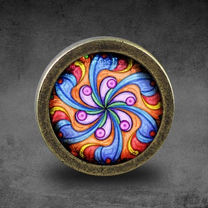 Bouton de meuble pour commode Mandalas / Poignée pour commode / Bouton de meuble / Bouton de meuble