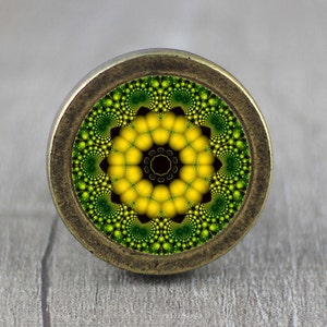 Kaleydoscope Photo Cabochon Vintage Dresser knobs cabinet  Dresser Knob Furniture Hardware