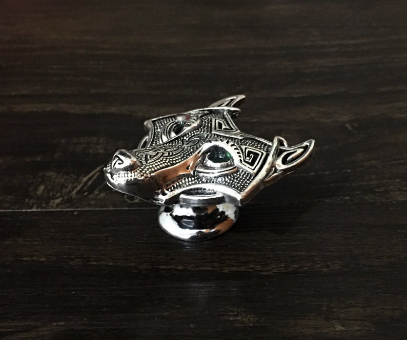 Celtic Wolf Knobs Knobs Dresser Knobs Funiture Knobs Etsy UK