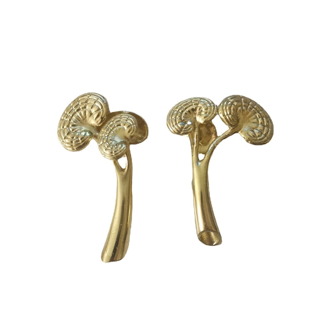 Mushroom Solid Brass Dresser Handle Pull Knob Pulls Handles Kitchen Mushroom Solid Brass Dresser Handle Pull Knob Pulls Handles Kitchen