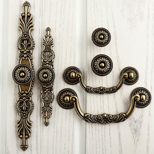 French Chic Handle Pull Knob Pulls, French Kitchen Cabinet Pulls
