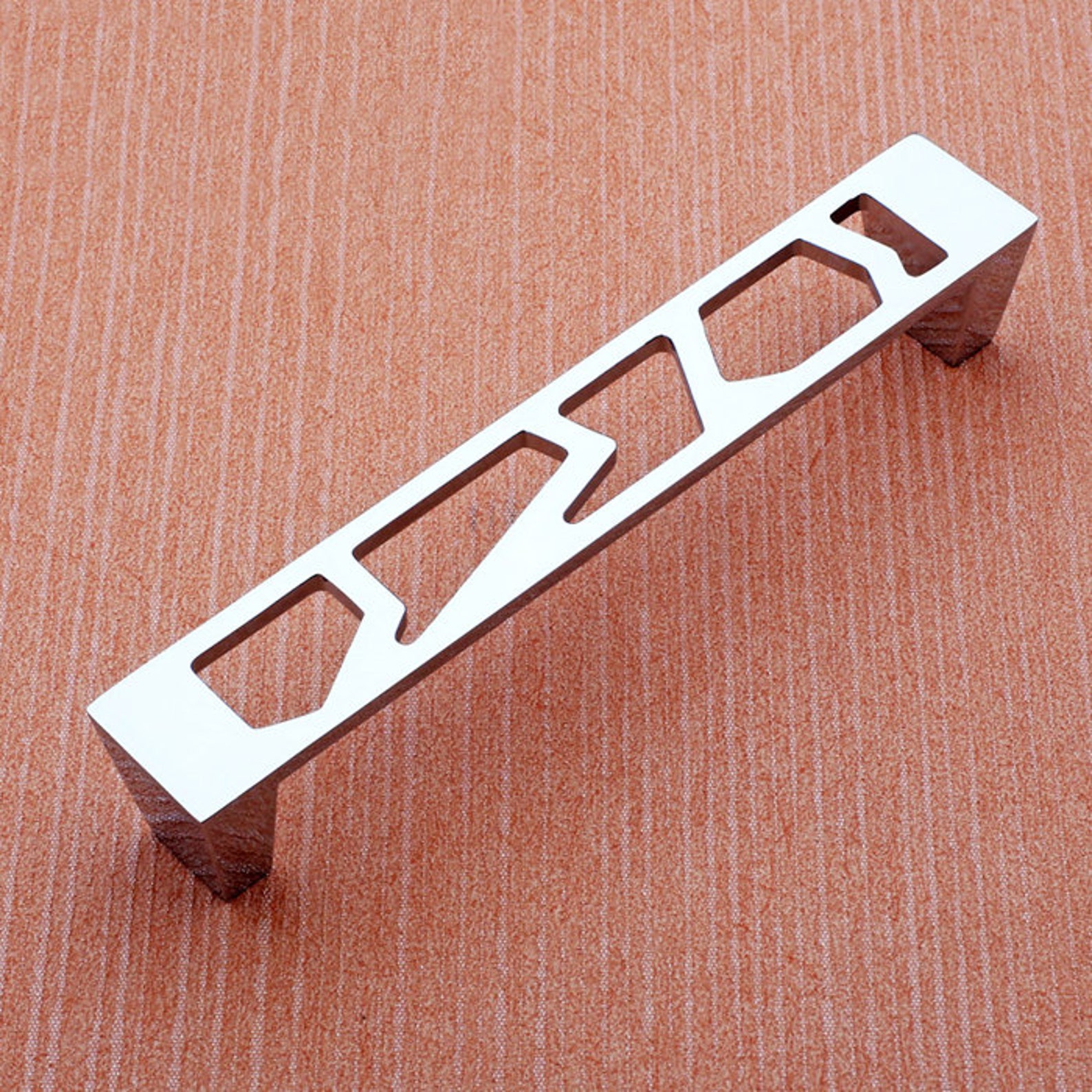 5 Silver Chrome Dresser Handle Furniture Hardware / Etsy