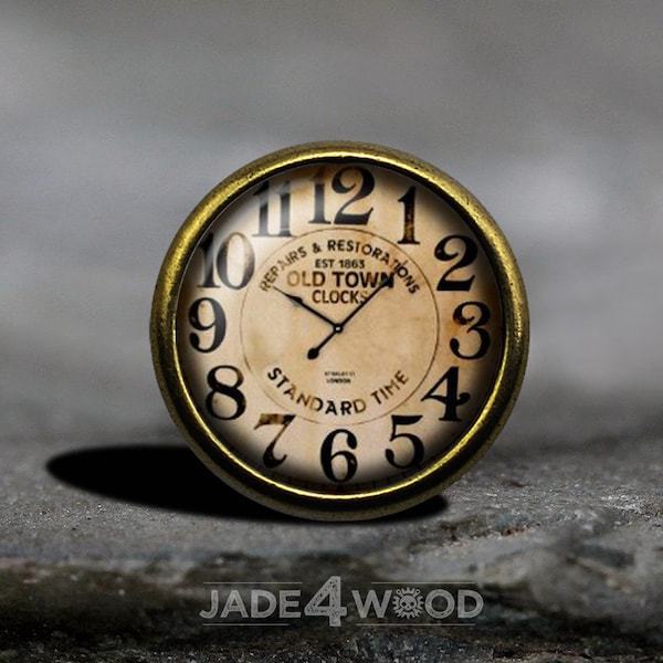 Clock Knob Etsy