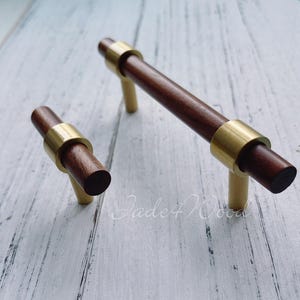 5&quot; 3.75&quot; Solid Brass Wood Cupboard Handle Knob Pull Handle / Kitchen Cabinet Knob Pull Handle Furniture Hardware WM1322