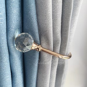 A Piece Crystal Curtain Hook Curtain Tieback Hook Decorative Hooks Home Decor Coat Hanger Curtains Hardware CLG001
