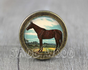 Horse Cabinet Dresser Knobs pull / Dresser Pull / Cabinet Knobs / Furniture Knobs