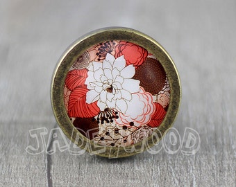 Flower Cabinet Dresser Knobs pull / Dresser Pull / Cabinet Knobs / Furniture Knobs