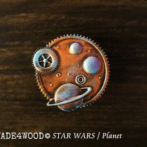 Planet Star Wars Drawer Pull Dresser Pull Knob Handle Antique Bronze Patina Classic Cabinet Pull Kitchen Handle